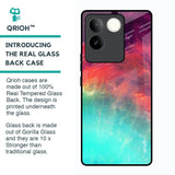 Colorful Aura Glass Case for Vivo T2 Pro 5G