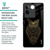 Golden Owl Glass Case for Vivo T2 Pro 5G
