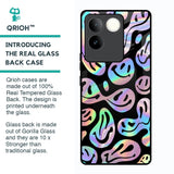 Acid Smile Glass Case for Vivo T2 Pro 5G