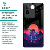 Retro Astronaut Glass Case for Vivo T2 Pro 5G