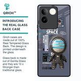 Space Travel Glass Case for Vivo T2 Pro 5G