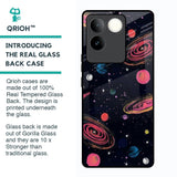 Galaxy In Dream Glass Case For Vivo T2 Pro 5G