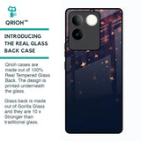 Falling Stars Glass Case For Vivo T2 Pro 5G