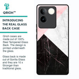 Marble Collage Art Glass Case For Vivo T2 Pro 5G