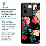 Floral Bunch Glass Case For Vivo T2 Pro 5G