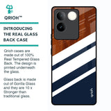 Bold Stripes Glass Case for Vivo T2 Pro 5G