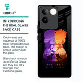 Minimalist Anime Glass Case for Vivo T2 Pro 5G