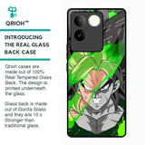 Anime Green Splash Glass Case for Vivo T2 Pro 5G
