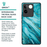 Ocean Marble Glass Case for Vivo T2 Pro 5G