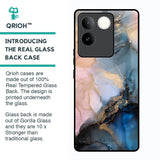 Marble Ink Abstract Glass Case for Vivo T2 Pro 5G