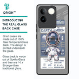 Space Flight Pass Glass Case for Vivo T2 Pro 5G