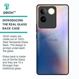 Blue Mauve Gradient Glass Case for Vivo T2 Pro 5G