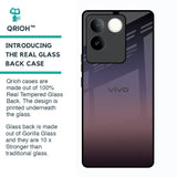 Grey Ombre Glass Case for Vivo T2 Pro 5G