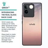 Golden Mauve Glass Case for Vivo T2 Pro 5G