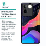 Colorful Fluid Glass Case for Vivo T2 Pro 5G