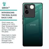 Palm Green Glass Case For Vivo T2 Pro 5G