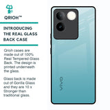 Arctic Blue Glass Case For Vivo T2 Pro 5G