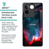 Brush Art Glass Case For Vivo T2 Pro 5G