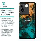 Watercolor Wave Glass Case for Vivo T2 Pro 5G