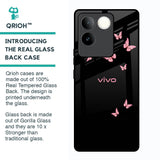Fly Butterfly Glass Case for Vivo T2 Pro 5G