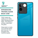 Blue Aqua Glass Case for Vivo T2 Pro 5G