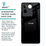 Jet Black Glass Case for Vivo T2 Pro 5G