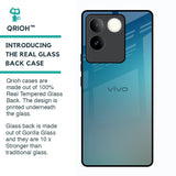 Sea Theme Gradient Glass Case for Vivo T2 Pro 5G