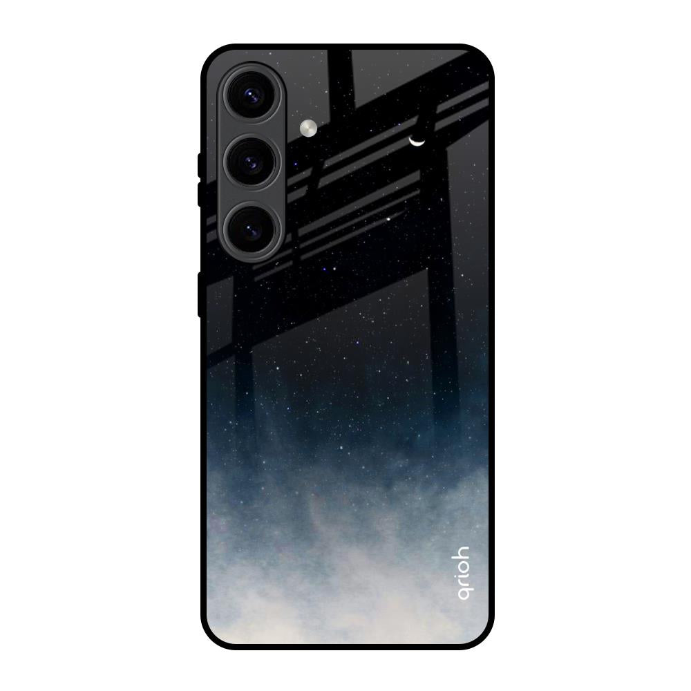 Black Aura Samsung Galaxy S24 5G Glass Back Cover Online