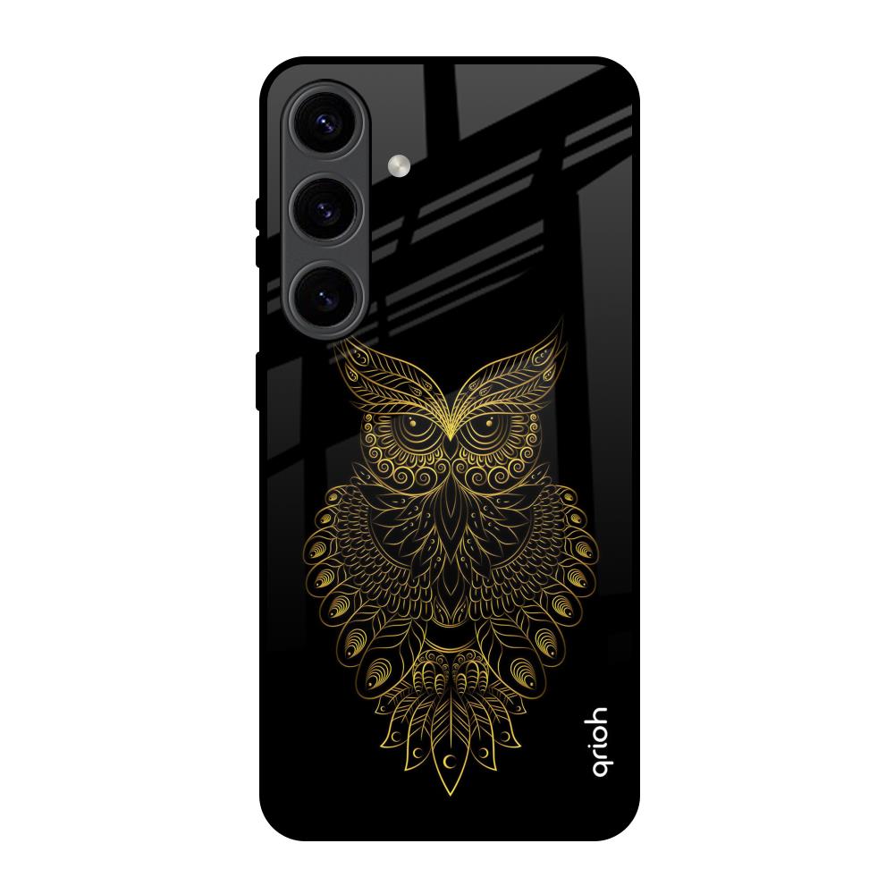 Golden Owl Samsung Galaxy S24 5G Glass Back Cover Online