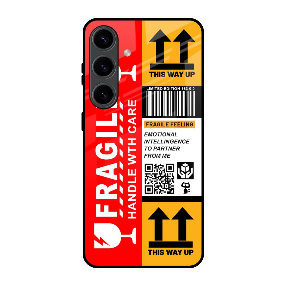 Handle With Care Samsung Galaxy S24 5G Glass Back Cover Online
