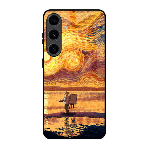 Sunset Vincent Samsung Galaxy S24 5G Glass Back Cover Online