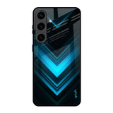 Vertical Blue Arrow Samsung Galaxy S24 5G Glass Back Cover Online
