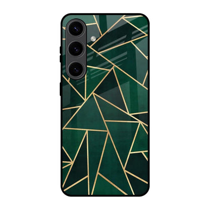 Abstract Green Samsung Galaxy S24 5G Glass Back Cover Online