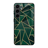 Abstract Green Samsung Galaxy S24 5G Glass Back Cover Online