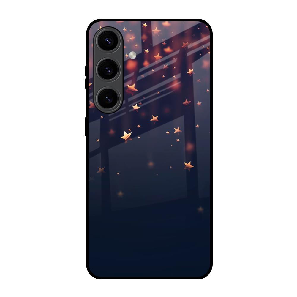 Falling Stars Samsung Galaxy S24 5G Glass Back Cover Online