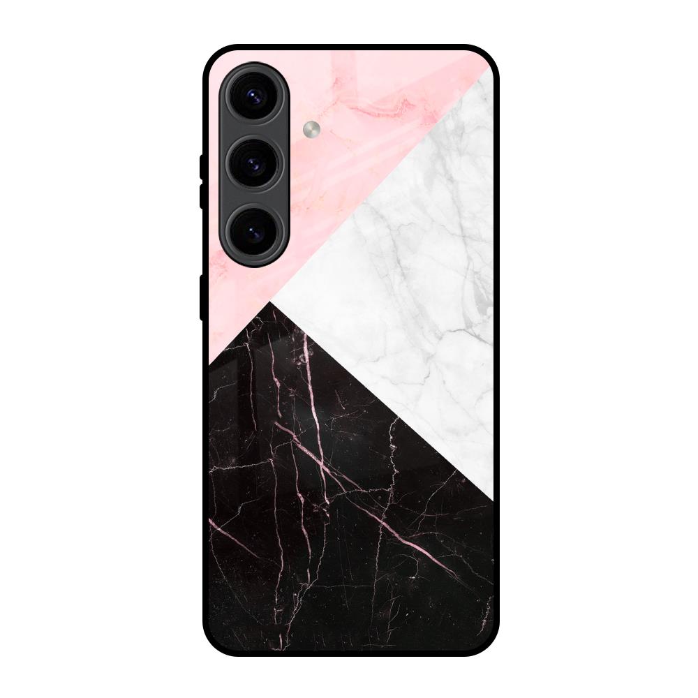 Marble Collage Art Samsung Galaxy S24 5G Glass Back Cover Online
