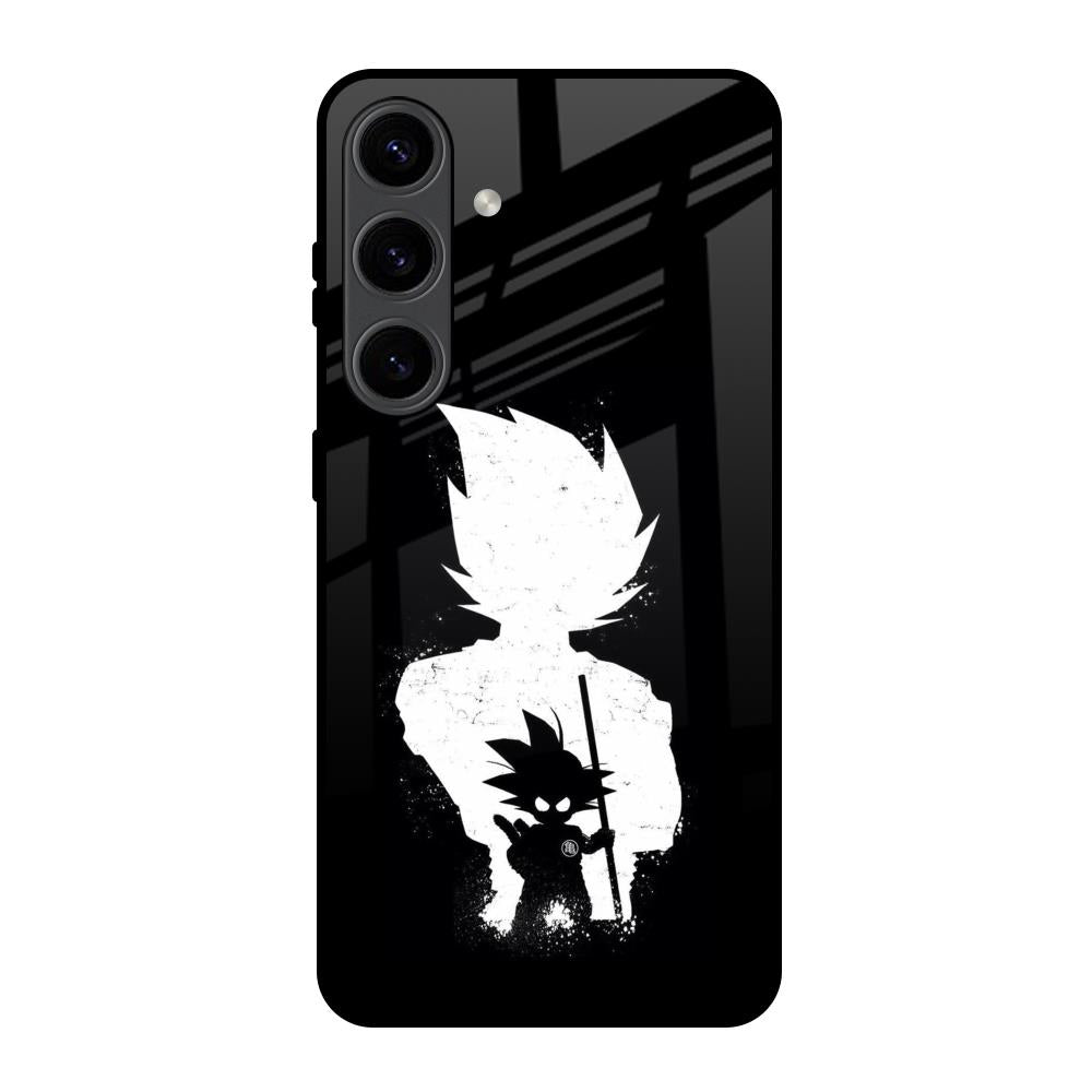 Monochrome Goku Samsung Galaxy S24 5G Glass Back Cover Online