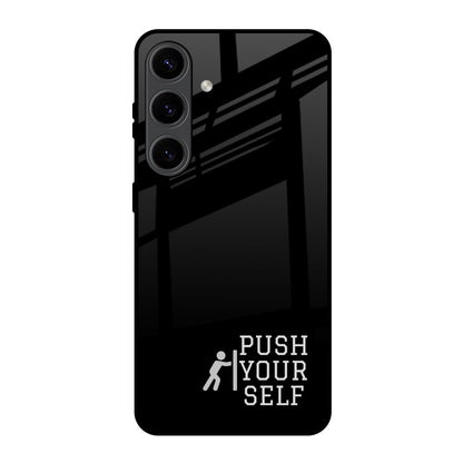 Push Your Self Samsung Galaxy S24 5G Glass Back Cover Online