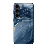 Deep Ocean Marble Samsung Galaxy S24 5G Glass Back Cover Online