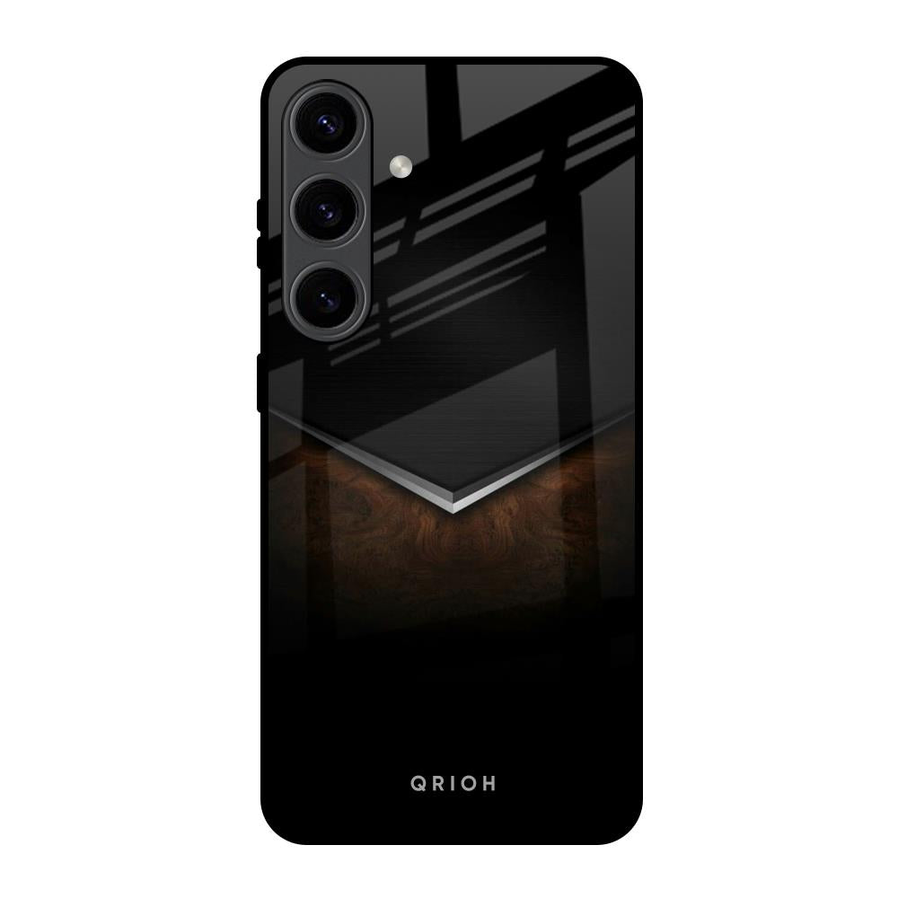 Dark Walnut Samsung Galaxy S24 5G Glass Back Cover Online