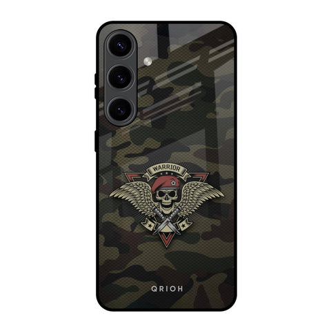Army Warrior Samsung Galaxy S24 5G Glass Back Cover Online