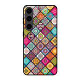 Multicolor Mandala Samsung Galaxy S24 5G Glass Back Cover Online