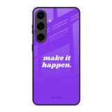Make it Happen Samsung Galaxy S24 5G Glass Back Cover Online