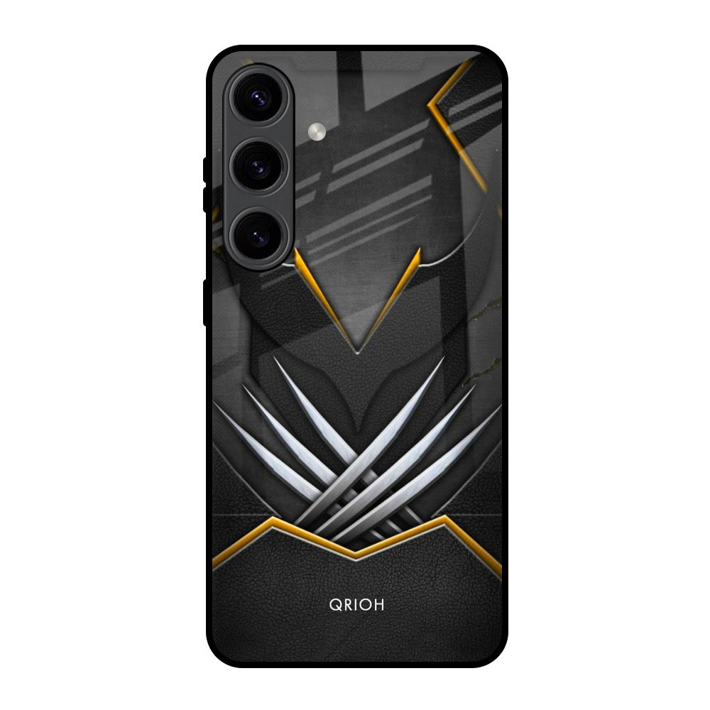 Black Warrior Samsung Galaxy S24 5G Glass Back Cover Online