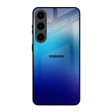 Blue Rhombus Pattern Samsung Galaxy S24 5G Glass Back Cover Online
