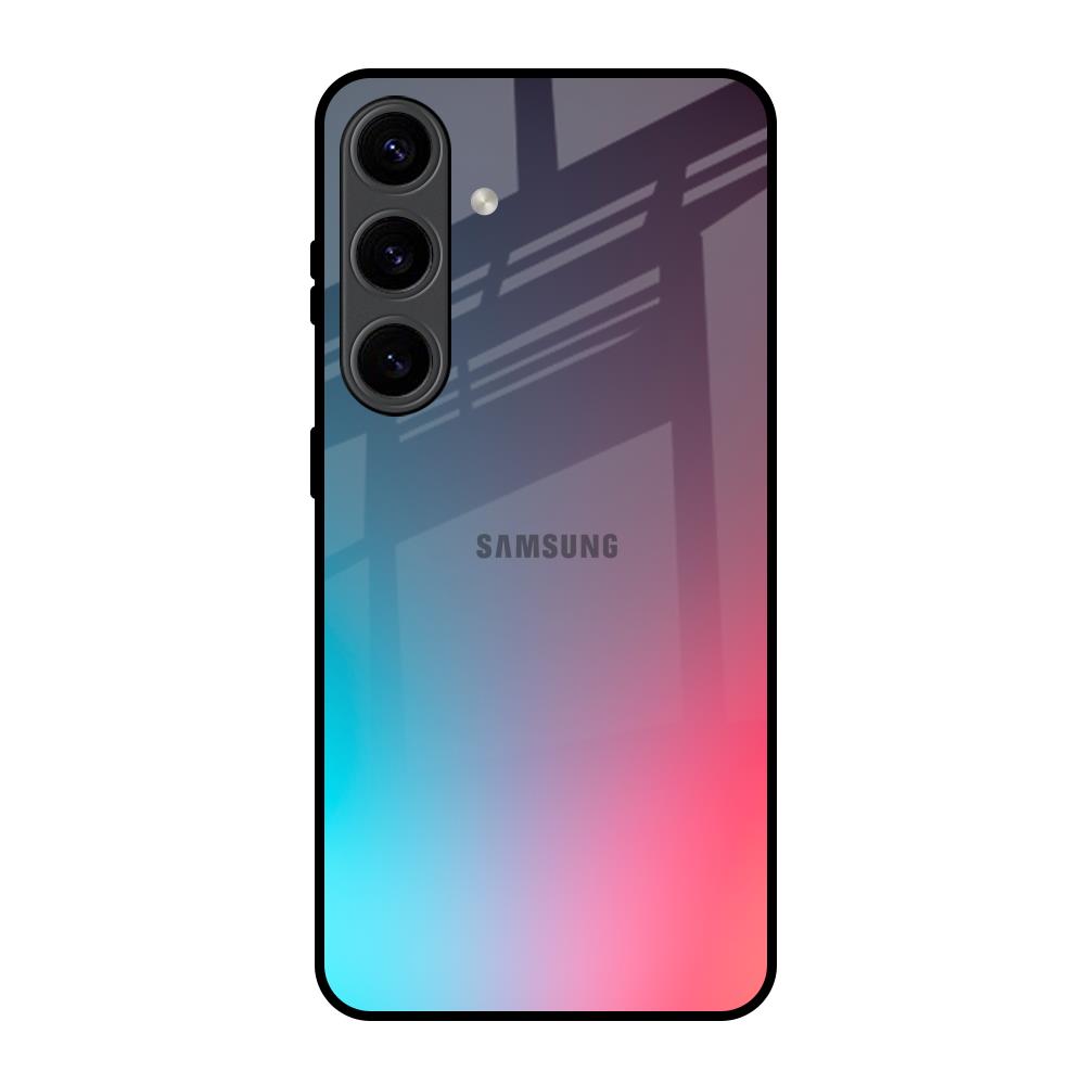 Rainbow Laser Samsung Galaxy S24 Ultra 5G Glass Back Cover - Flat