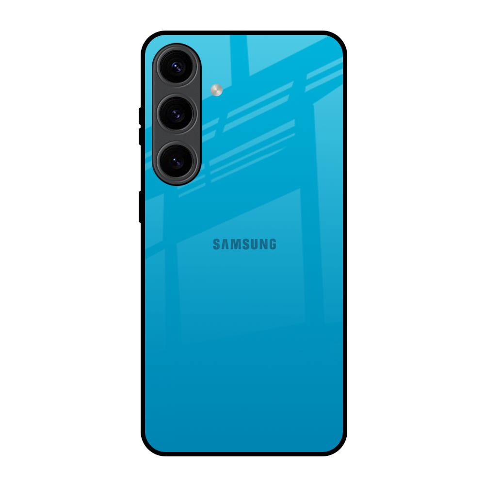 Blue Aqua Samsung Galaxy S24 5G Glass Back Cover Online