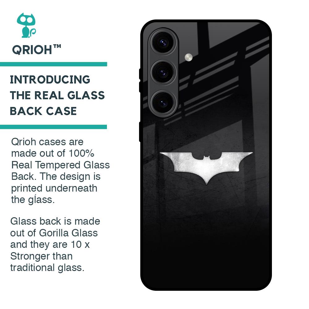 Super Hero Logo Glass Case for Samsung Galaxy S24 5G