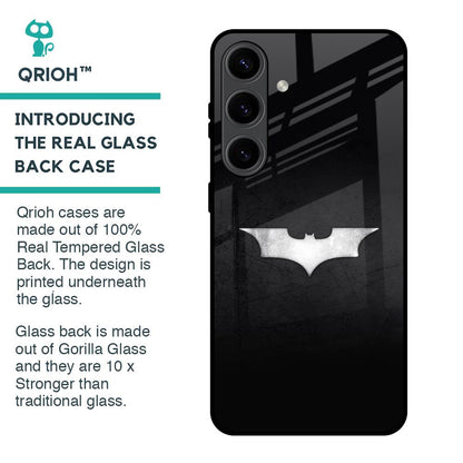 Super Hero Logo Glass Case for Samsung Galaxy S24 5G