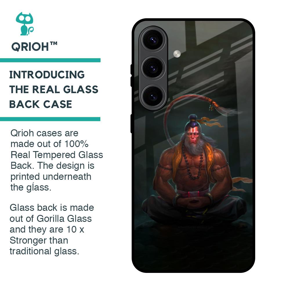 Lord Hanuman Animated Glass Case for Samsung Galaxy S24 5G